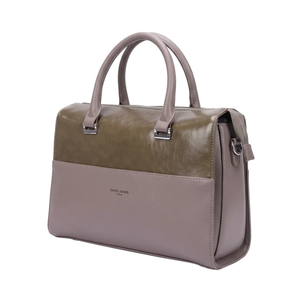 David Jones Celestia Two-Tone Satchel Handbag