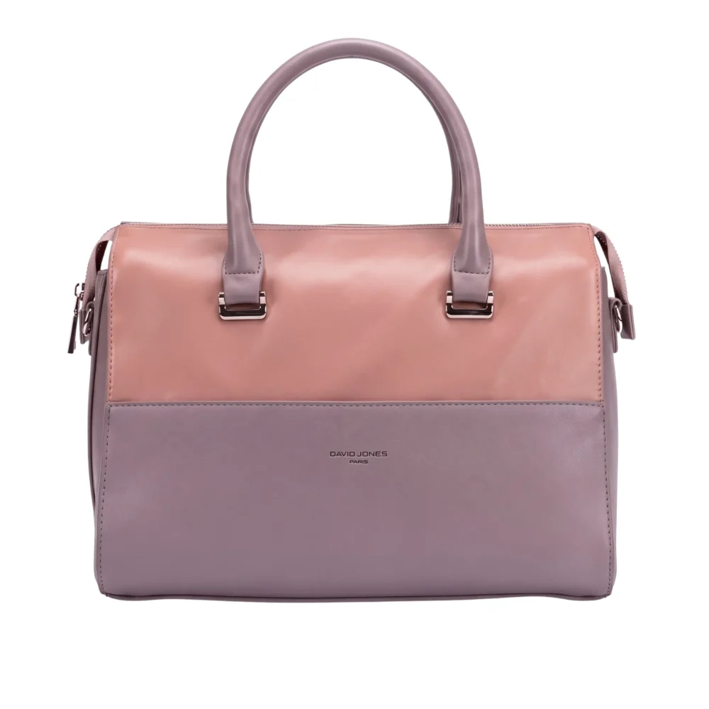 David Jones Celestia Two-Tone Satchel Handbag