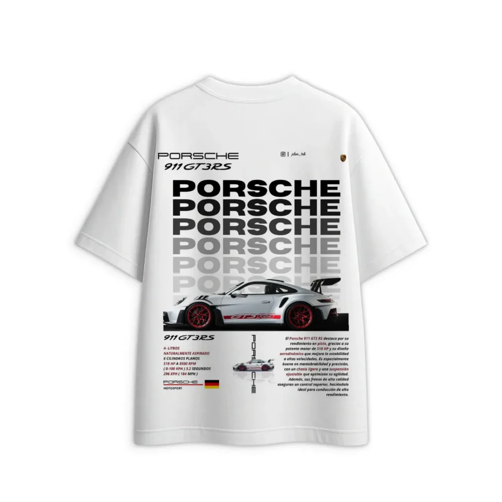 Porsche 911 GT3 RS Heavyweight Oversized T-Shirt