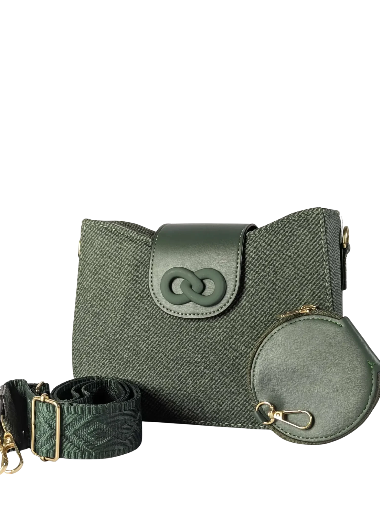 Beige_woven_handbag_rear_view_2K_20260919001201 Infinity Textured PU Leather Half Moon Crossbody Bag