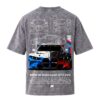 BMW Series - "GT3 EVO" Oversized Acid Wash T-Shirt for Men