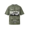BMW Series - "M4 Coupe" Oversized Acid Wash T-Shirt for Men