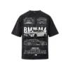 BMW Series - "M4 Coupe" Oversized Acid Wash T-Shirt for Men