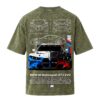 BMW Series - "GT3 EVO" Oversized Acid Wash T-Shirt for Men