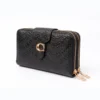 Celeste Dual Zip Textured PU Leather Ladies Wallet