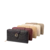 Celeste Dual Zip Textured PU Leather Ladies Wallet