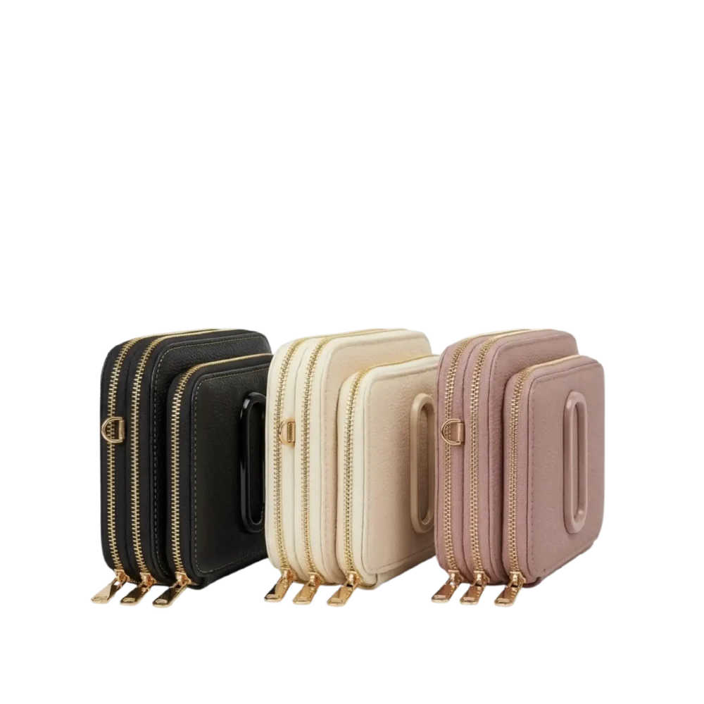 Lumina Multi-Compartment Crossbody Wallet Sling Bag