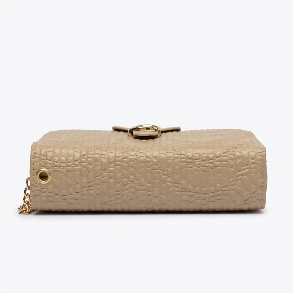 Celeste Dual Zip Textured PU Leather Ladies Wallet