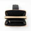 Celeste Dual Zip Textured PU Leather Ladies Wallet