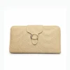 Celeste Dual Zip Textured PU Leather Ladies Wallet