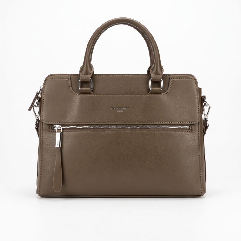 David Jones Elodie Front Zip Satchel Handbag