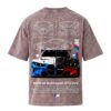 BMW Series - "GT3 EVO" Oversized Acid Wash T-Shirt for Men
