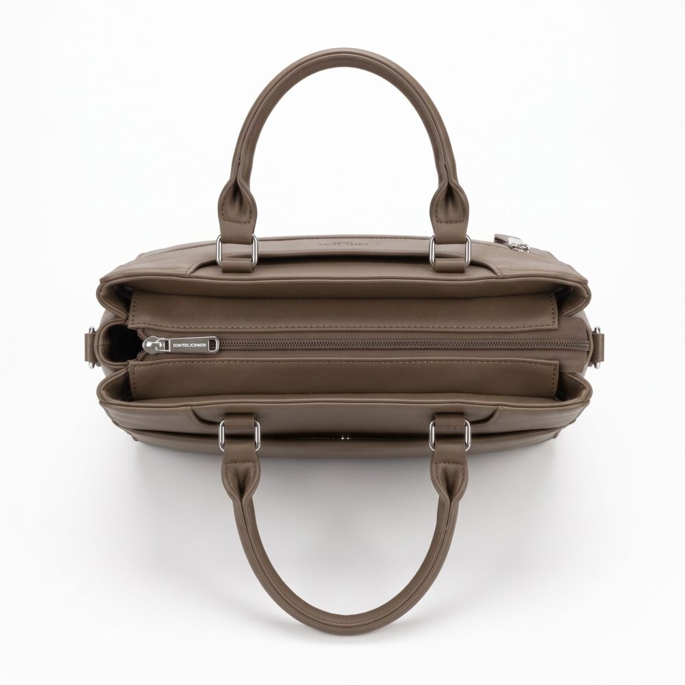 David Jones Elodie Front Zip Satchel Handbag