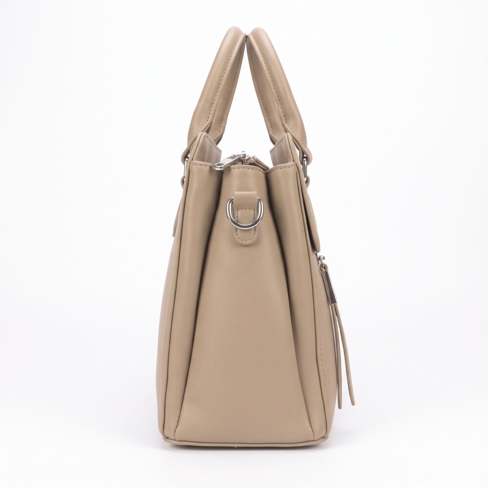 David Jones Elodie Front Zip Satchel Handbag