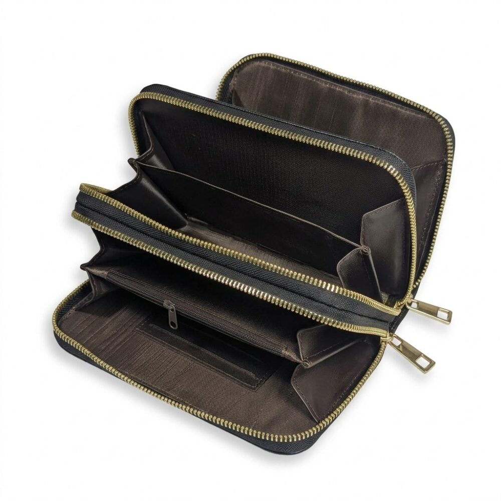 Lumina Multi-Compartment Crossbody Wallet Sling Bag