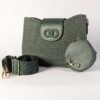 Infinity Textured PU Leather Half Moon Crossbody Bag
