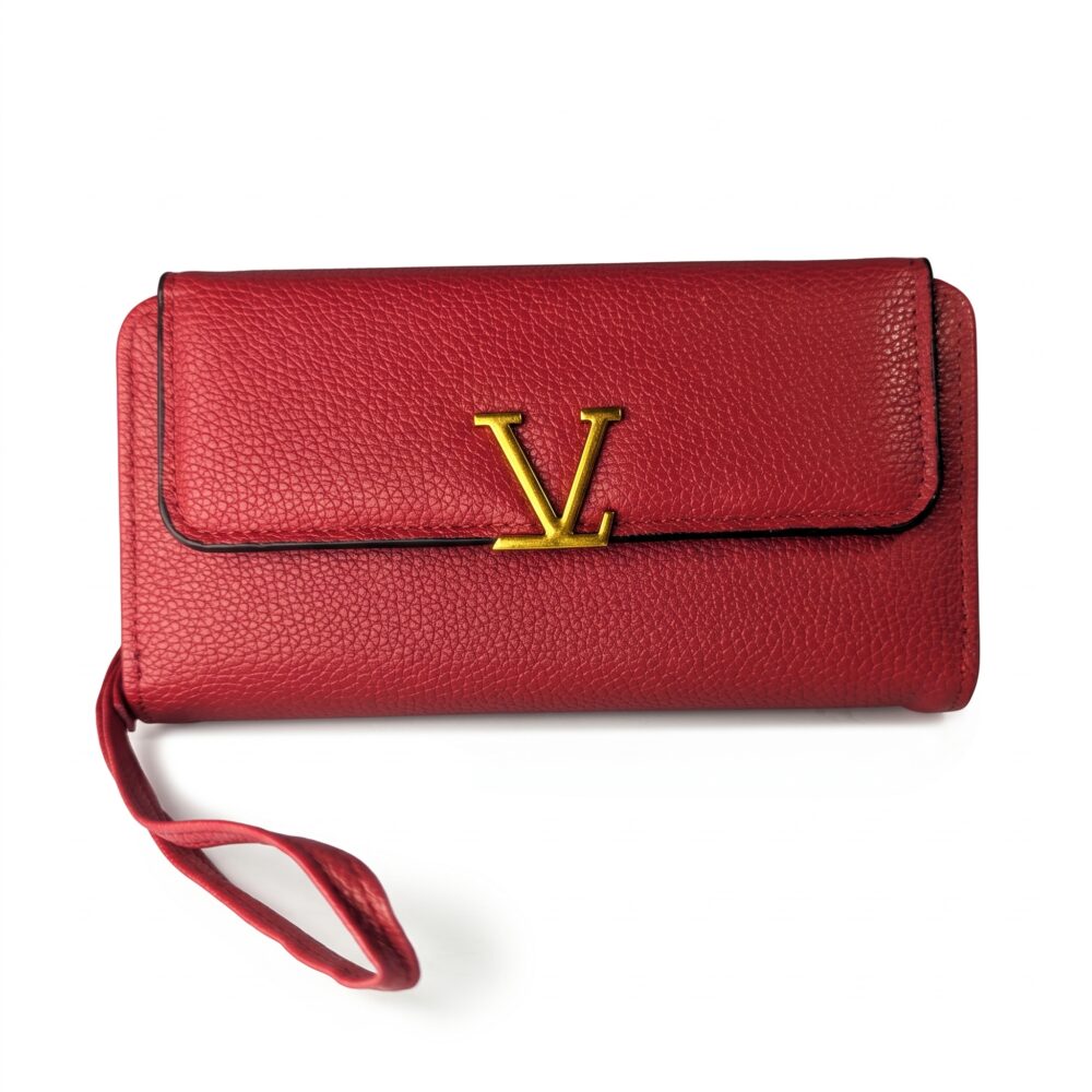 VL-SignatureAccent Premium PU Leather Women's Long Wallet