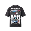 BMW Series - "M4 GT3" Oversized Acid Wash T-Shirt for Men