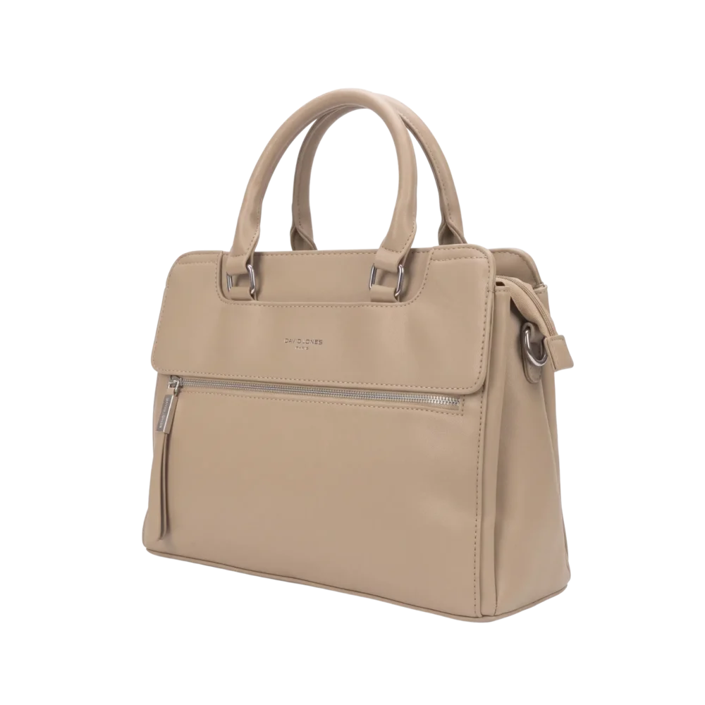 David Jones Elodie Front Zip Satchel Handbag