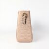 Aurelia Gold-Trim Woven Half Moon Crossbody Bag
