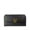 VL-SignatureAccent Premium PU Leather Women's Long Wallet