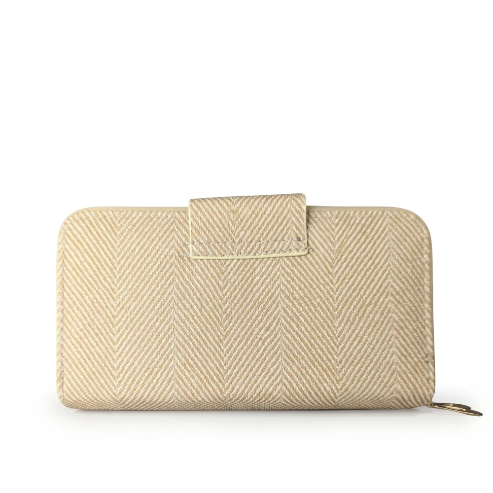 Classic Emblem Premium PU Leather Women's Long Wallet