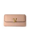 VL-SignatureAccent Premium PU Leather Women's Long Wallet