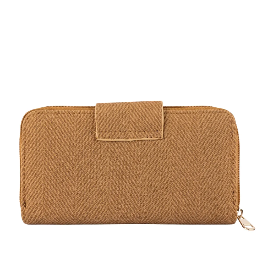 Classic Emblem Premium PU Leather Women's Long Wallet