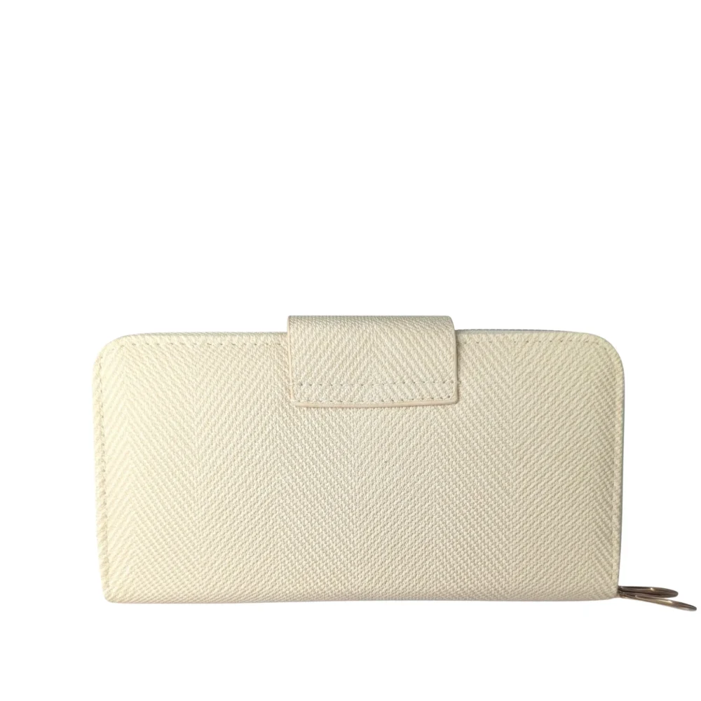 Classic Emblem Premium PU Leather Women's Long Wallet
