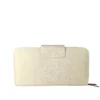 Classic Emblem Premium PU Leather Women's Long Wallet