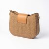 Infinity Textured PU Leather Half Moon Crossbody Bag