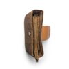 Infinity Textured PU Leather Half Moon Crossbody Bag